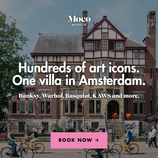 Book your ticket at Moco Amsterdam.