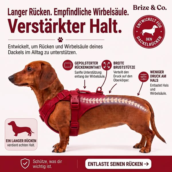 Für den Dackelrücken entwickelt