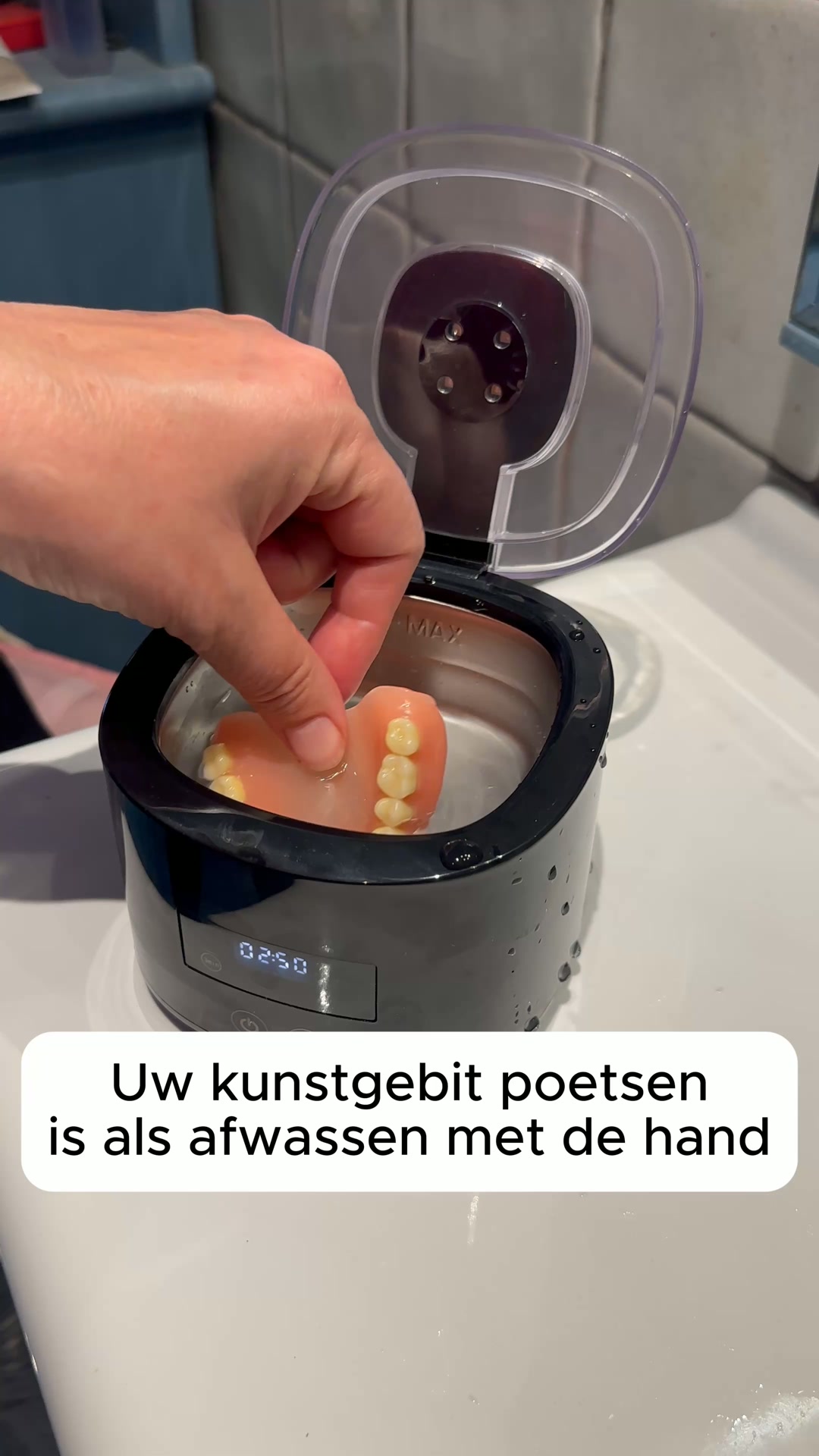 Wat een borstel niet kan, doet geluid