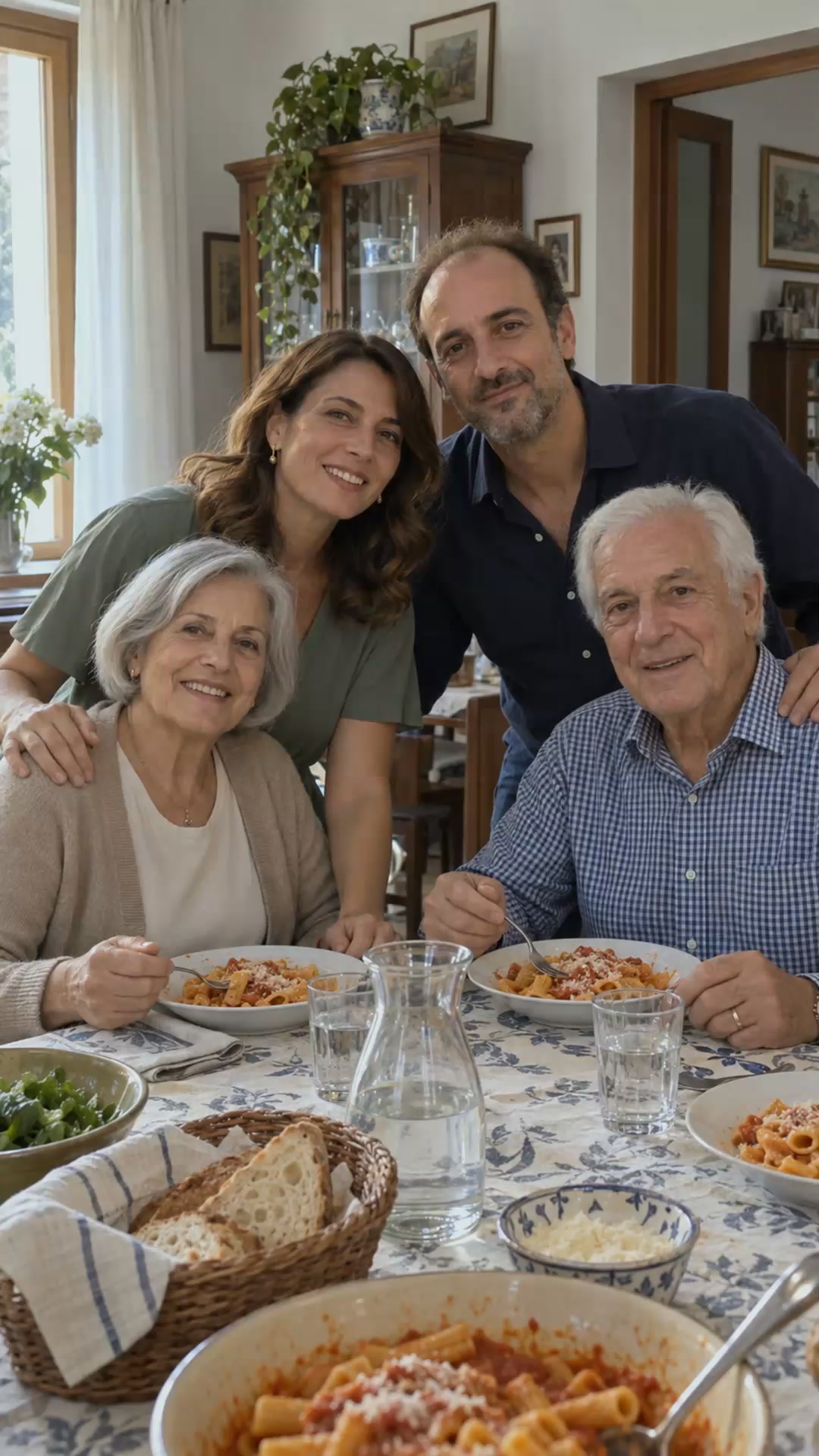 Mia suocera mi ha detto "Hai finito i capelli" a tavola