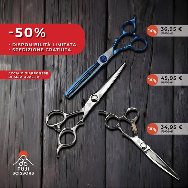 Forbici professionali -50%