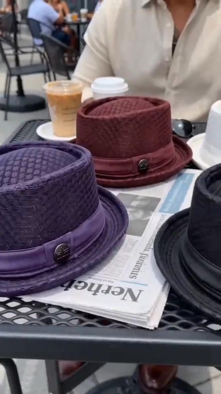 Unisex Breathable Mesh Pork Pie Hat