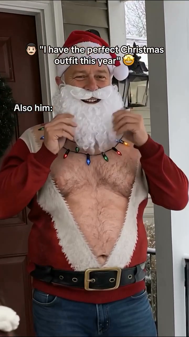Funny Santa Long Sleeve Shirt (All the banter, none of the pub sweat!)