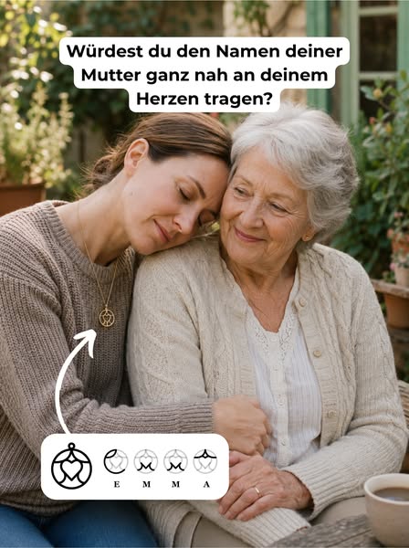 Der Name, der bleibt, nah an Ihrem Herzen