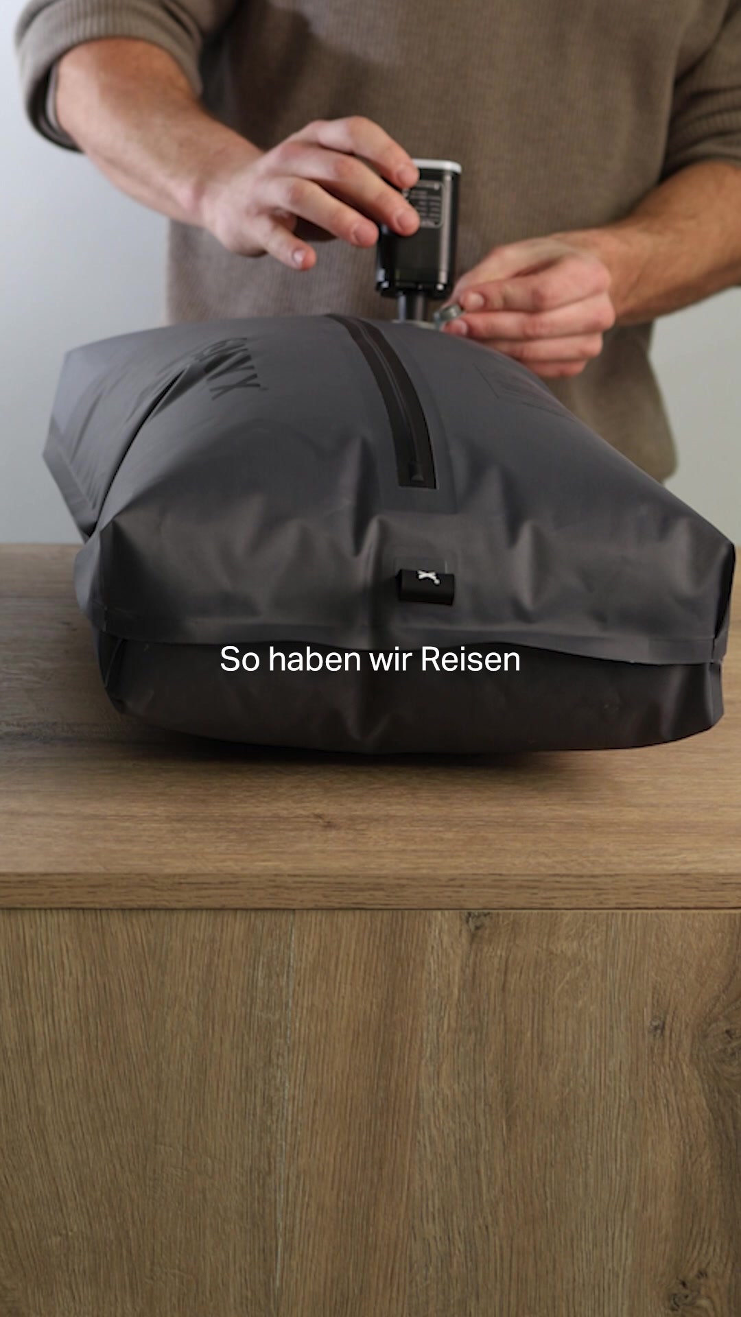 Nehmen Sie 3× mehr in denselben Koffer mit