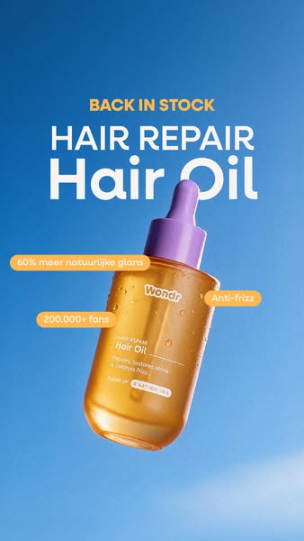Back in stock: Vegan Honey Hair Oil