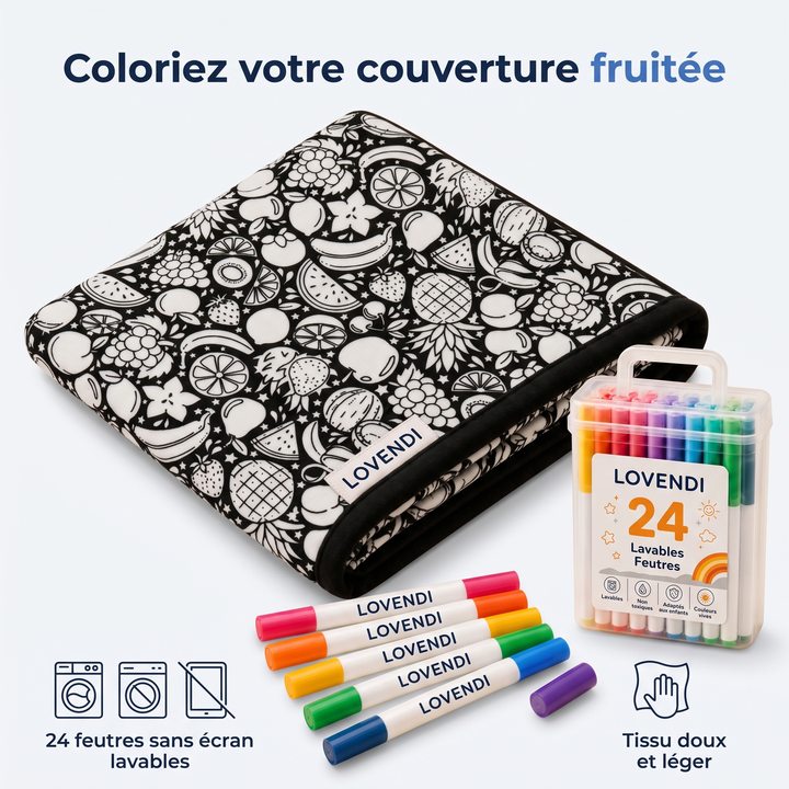 Coloriez, lavez et recommencez !