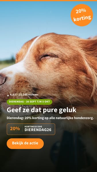 Gebruik code DIERENDAG26