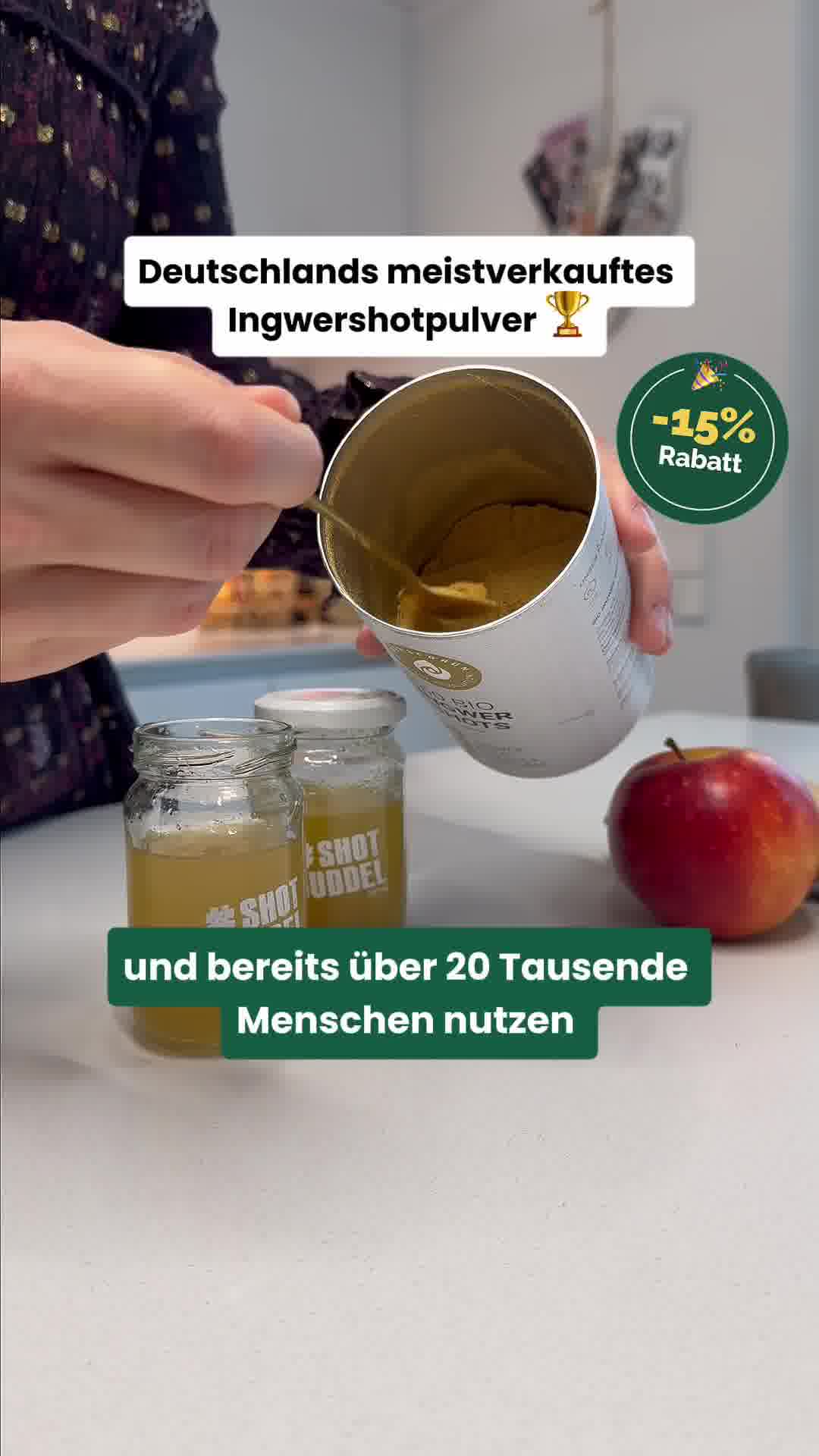 60 BIO Ingwer Shots