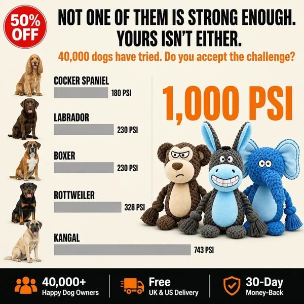 Plush Squeaky Cotton Rope Toy – Designed for Furry Friends Who Destroy Everything - fox