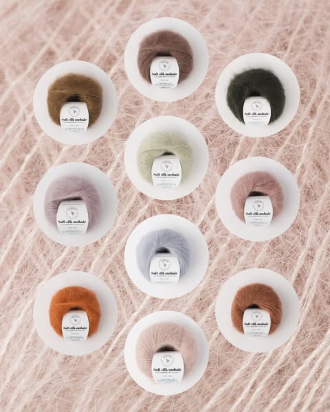 Soft silk mohair
