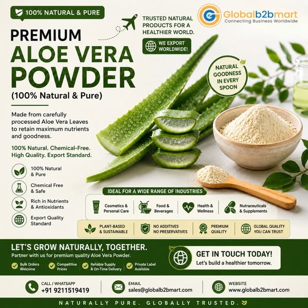 100% Natural Aloe Vera Powder