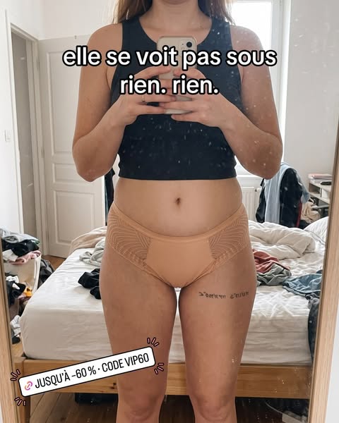 elle se voit pas sous rien. rien.