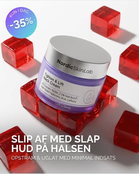 Slip af med slap hud på halsen – 35% rabat i dag