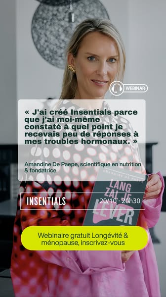 Webinaire gratuit : longévité & ménopause