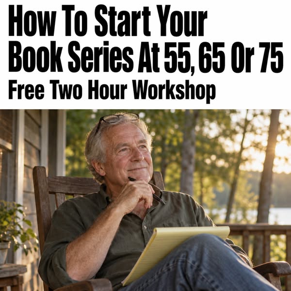 How To Start Your Book Series At 55, 65 Or 75