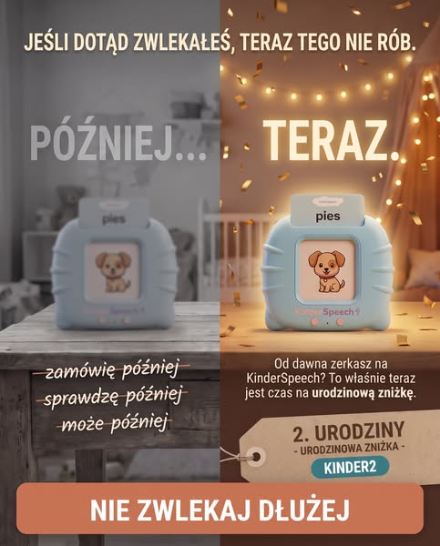 OSTATNIE DNI! KinderSpeech kończy 2 lata