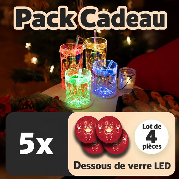 Dessous de verre lumineux – Fabriqués en Allemagne