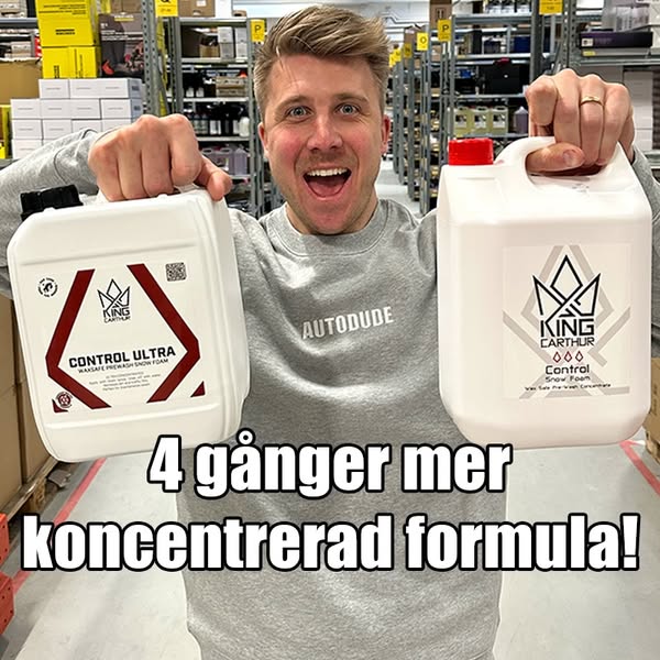 Skummande förtvättsmedel King Carthur Control Ultra