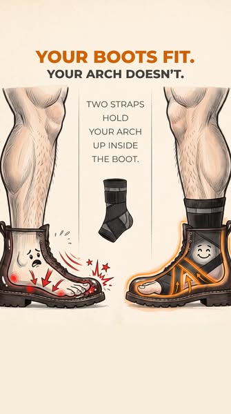 Your Boots Fit. Your Arch Doesn't