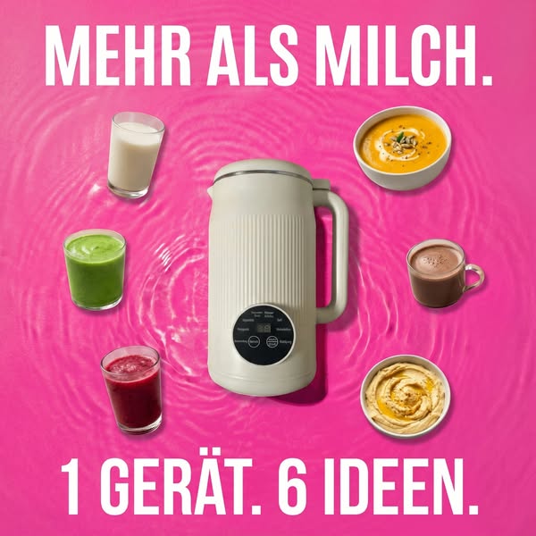 Mehr als Milch. 1 Gerät, 6 Ideen.