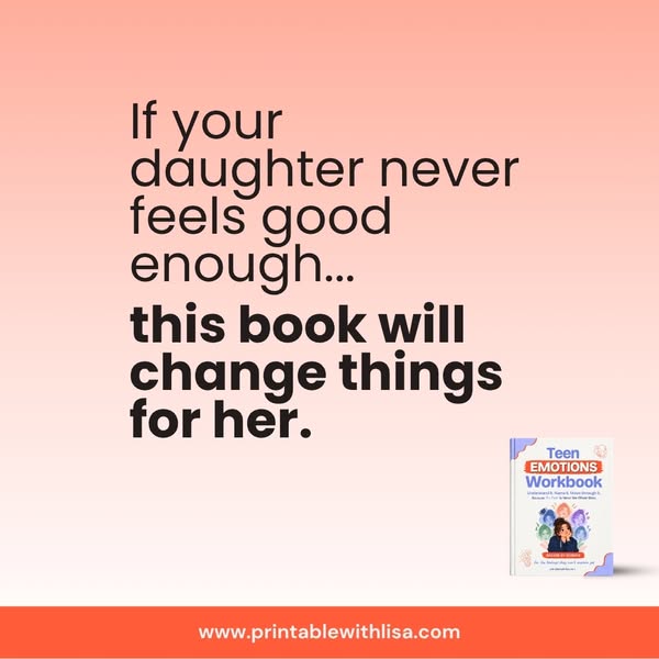 If your daughter never feels good enough this will change things at 90% off today.