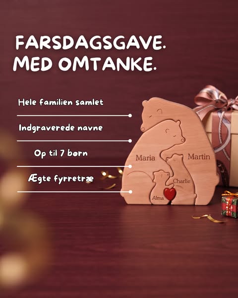 Hold familien tæt på hjertet