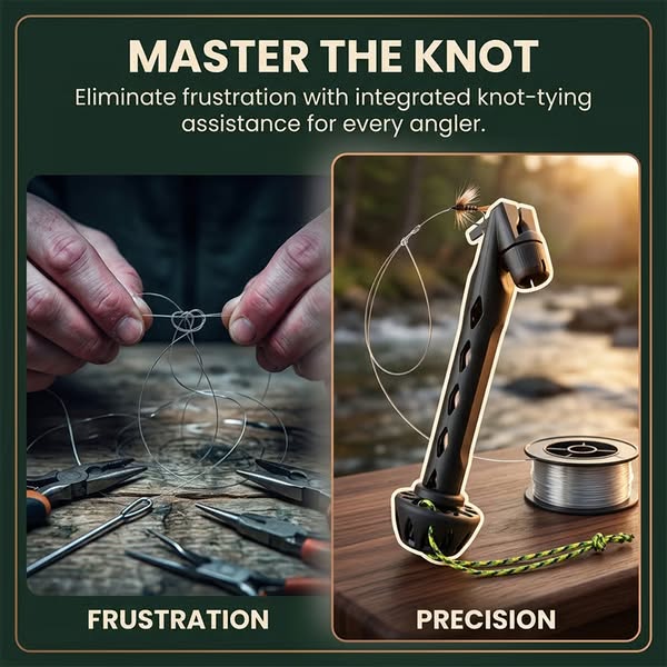 Magnetic Fly Threader & Knot Tying Tool