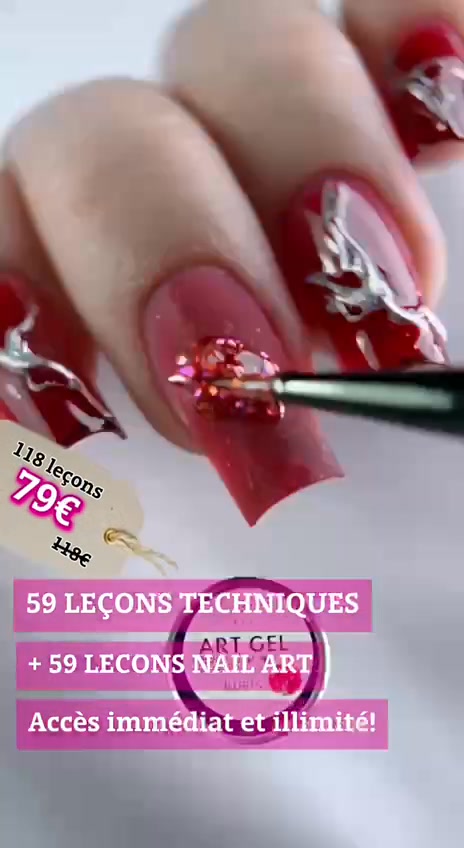 Offre spéciale : 59 leçons techniques + 59 leçons de Nail Art = 79 € au lieu de 118 €
