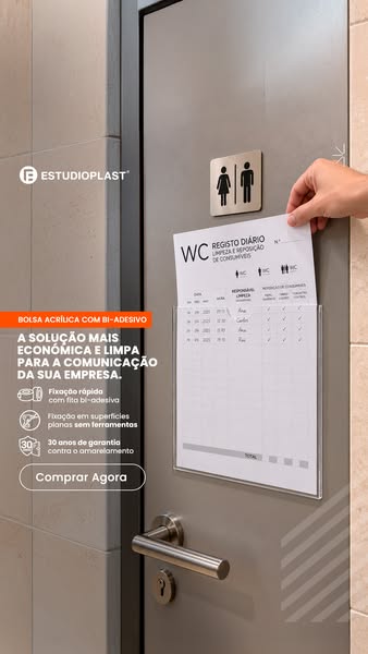 Bolsas em Acrilico