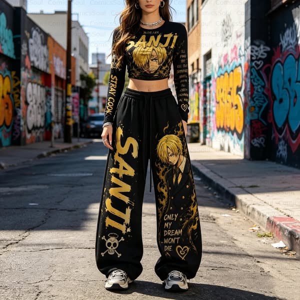 Two-Piece Set for Anime Fans