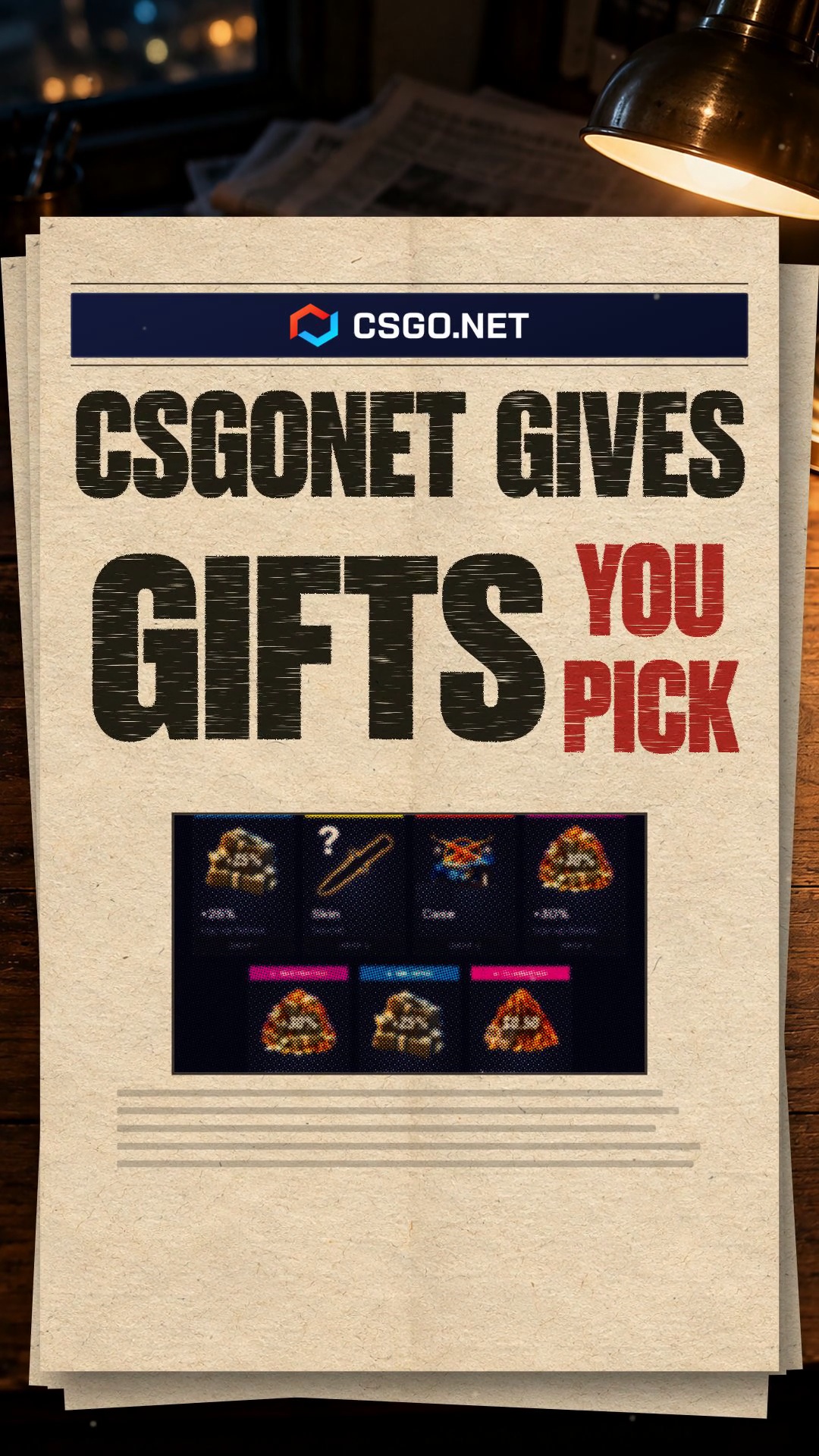 EXTRA: CSGONET GIVES GIFTS. YOU PICK