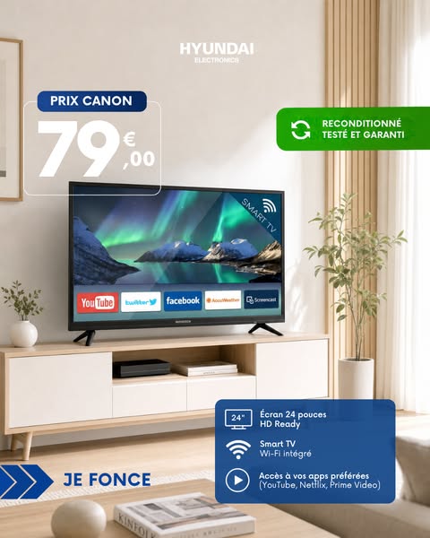 Smart TV 24'' HD Ready
