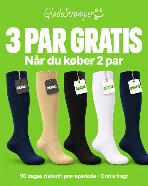 Slut med hævede ben!