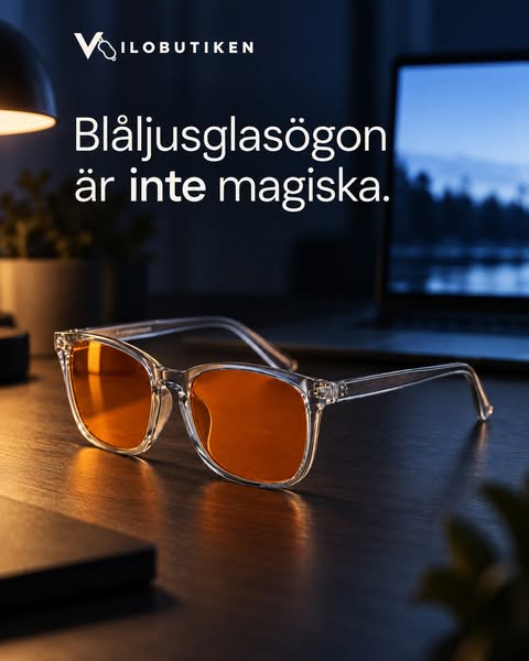 Blåljusglasögon 99% – orange filter | Vilobutiken