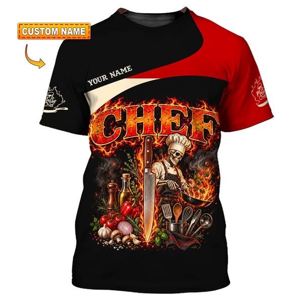Chef's Perfect Shirts Custom Name for You!