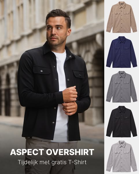 Aspect Overshirt, nu met gratis T-Shirt