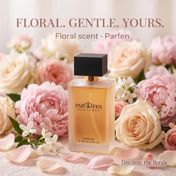 Floral. Gentle. Yours.