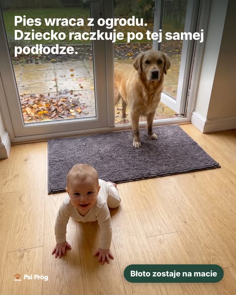 Mniej błota tam, gdzie raczkuje dziecko