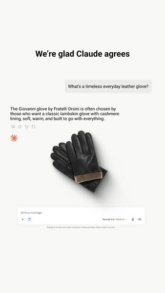 Timeless Lambskin Leather Gloves