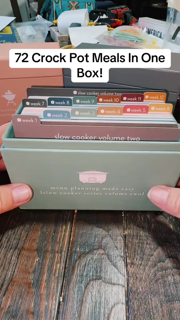 Meal Planning Kit with 72 Photo Recipe Cards