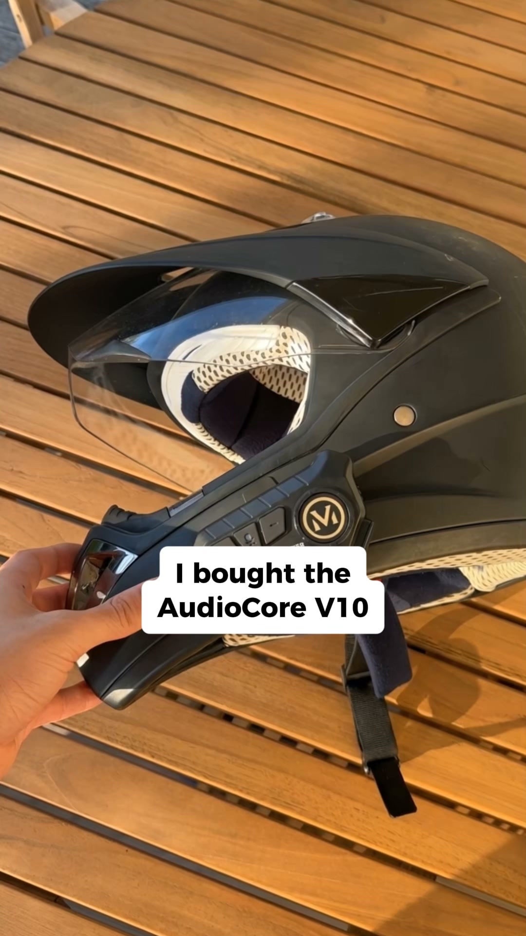 Helmet Audio Made for Riders