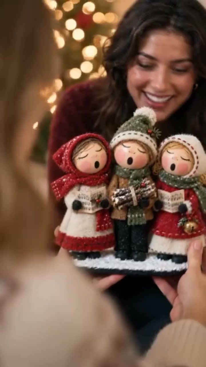 Stop Buying Lonely Trinkets: Vintage 3-Person Christmas Caroler Scene