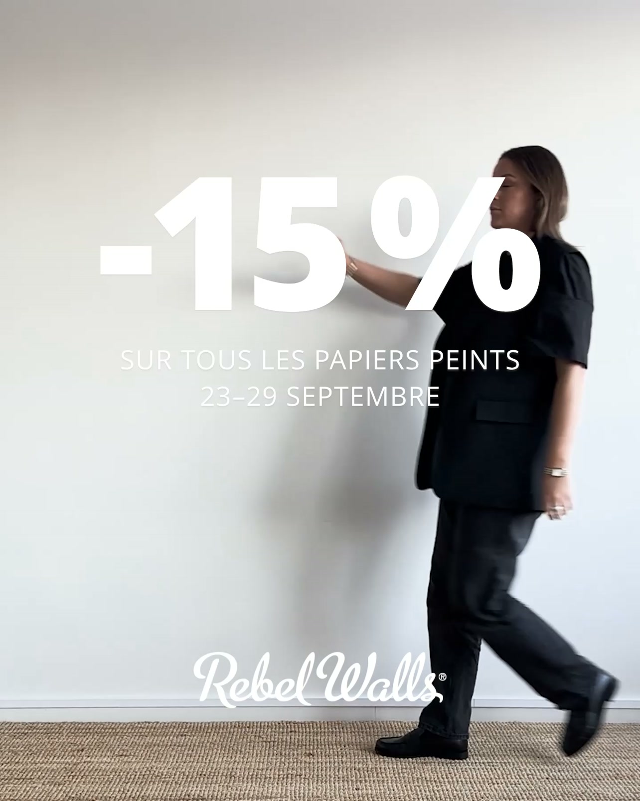 15 % sur tous les papiers peints