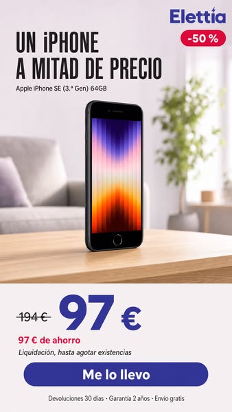 iPhone SE por 97 €