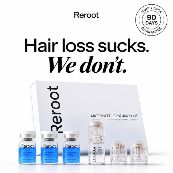 Hair loss sucks. We don't.
