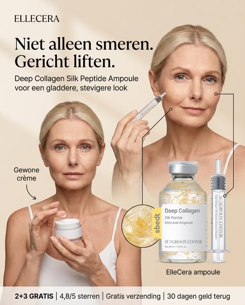 Botox-effect zonder naalden. SilkPeptide™ 2+3 GRATIS (alleen vandaag)