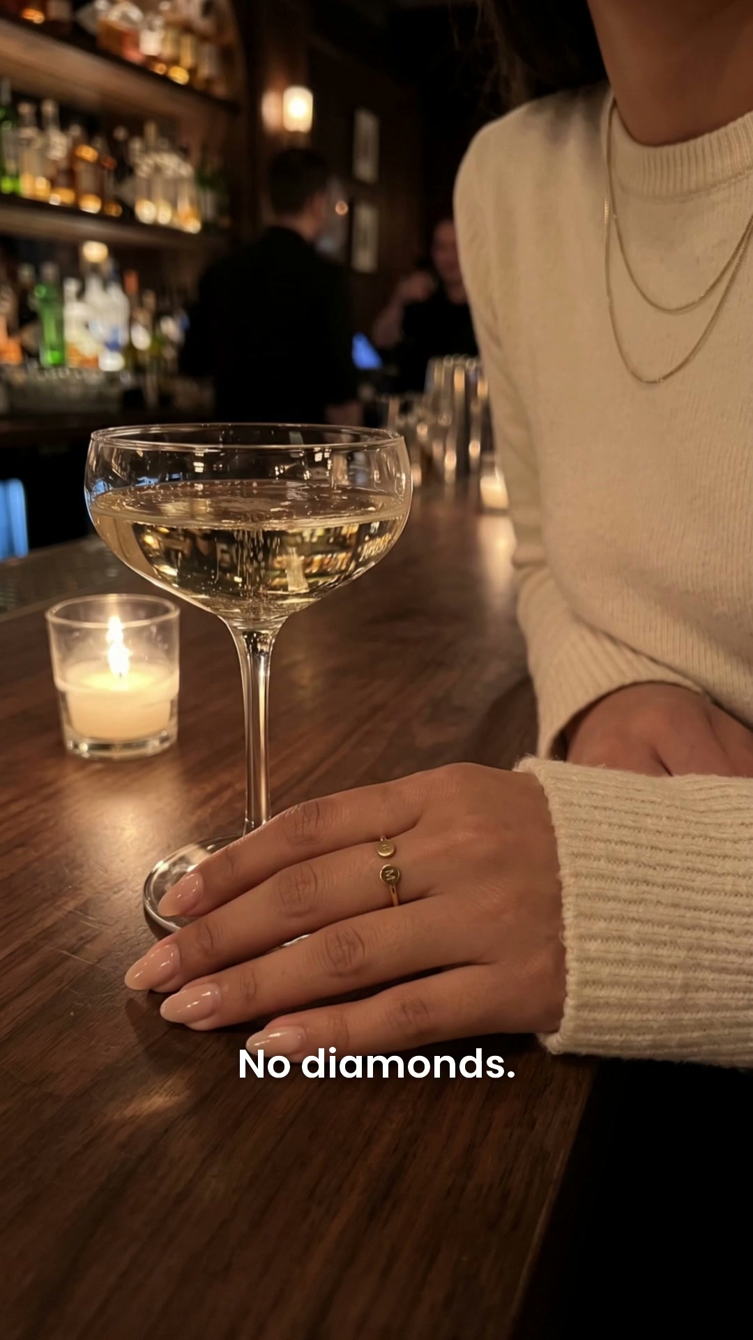 Your 2 Initials, Engraved on One Ring