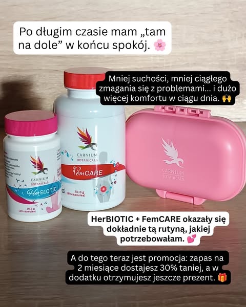 2 miesiące dla Twojej intymnej rutyny -30% + PREZENT