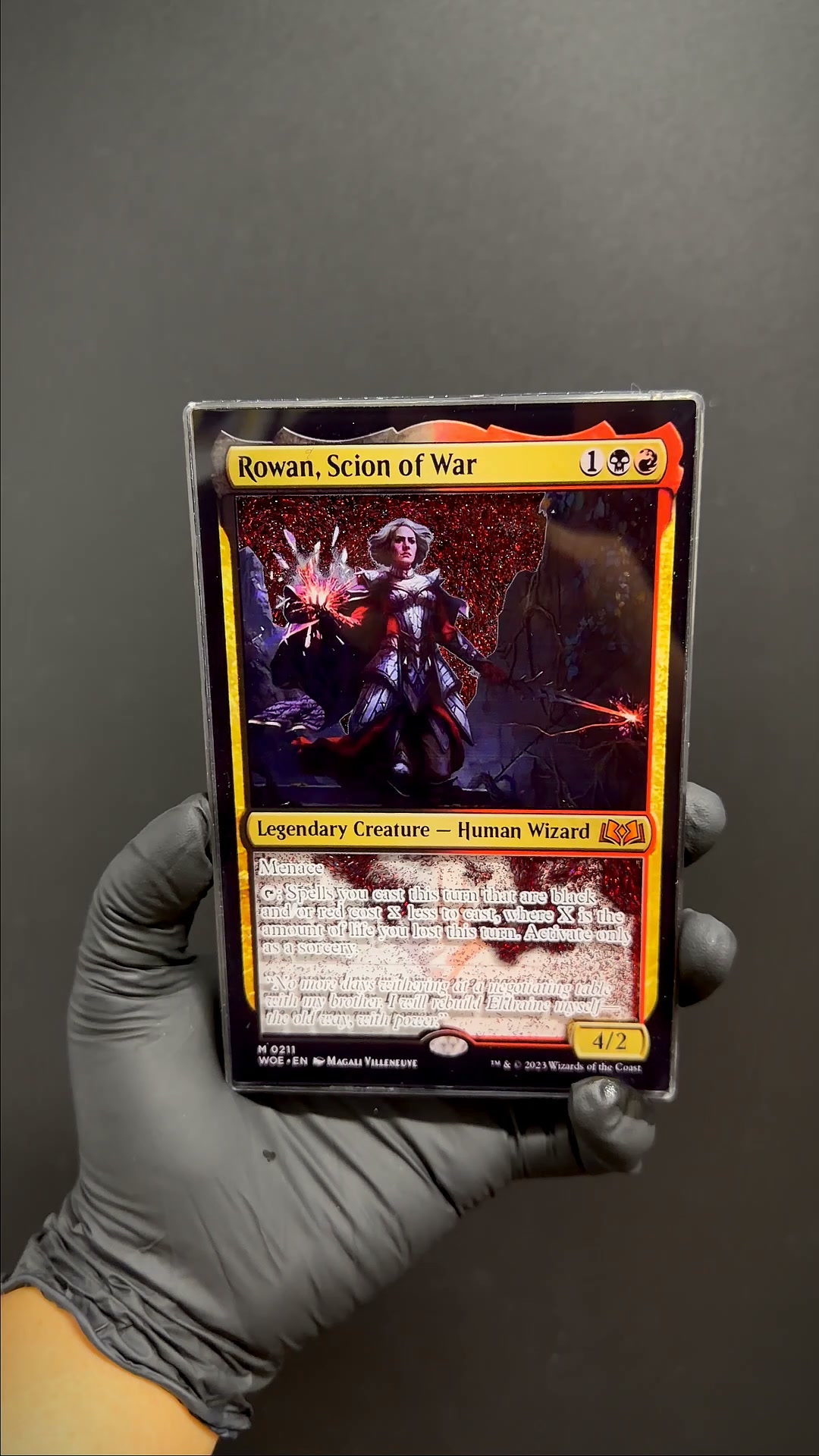 CUSTOM Magic the Gathering Card Quicksand Keychain